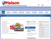 Tablet Screenshot of haison.com.vn